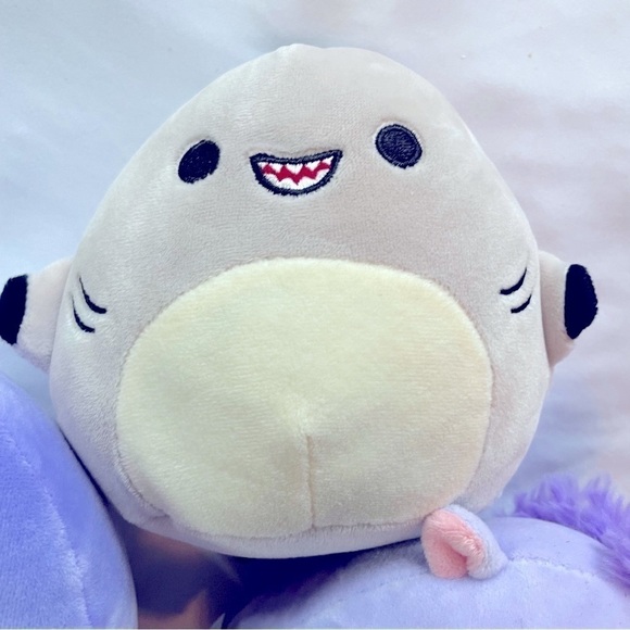 5" 3x Squishmallows Gordon The Shark, Violet The Octopus & Meadow the Horse - Picture 5 of 14
